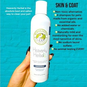 Wholistic Pet Organic Heavenly Herbal Shampoo 🐶 🐈